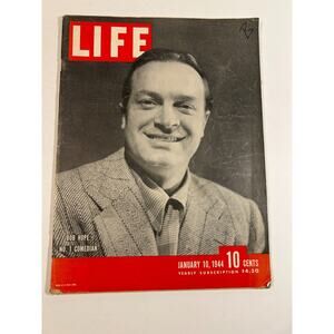 LIFE Magazine January 10 1944 Bob Hope WWII POWs Bernard Baruch Coca-Cola Ad